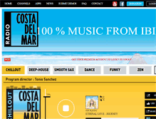 Tablet Screenshot of costadelmar-radio.com